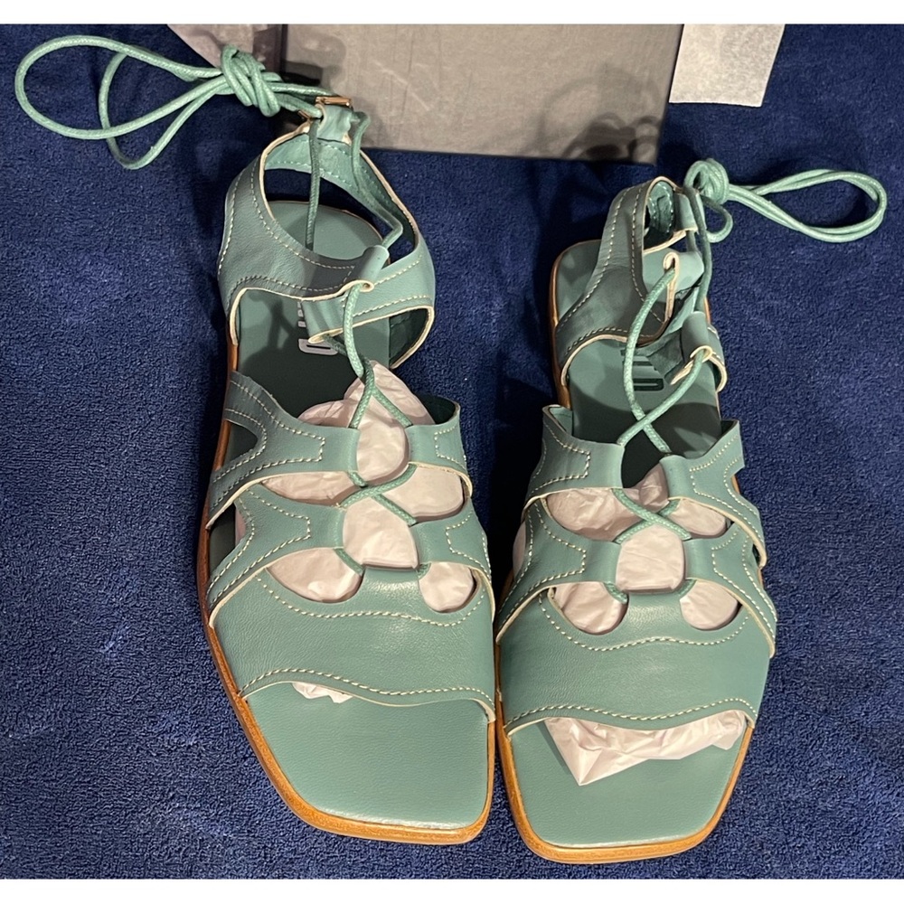 Anthropologie x Silent D Gladiator Satelli Tie-Up Sandals NWT Size 9 - Picture 6 of 16